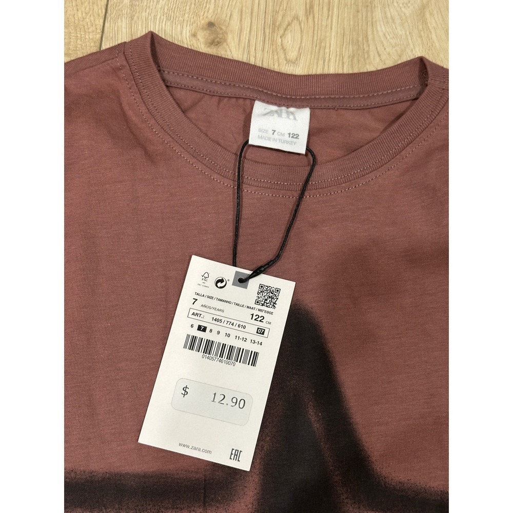 Zara Kids Boys Size 7 Shirt Bundle NWT Tee Lot 3pc - Picture 3 of 13